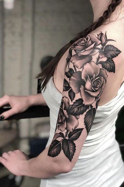 arm tattoos with roses|35 Beautiful Rose Tattoos for Women & Meaning.